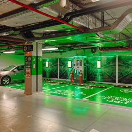 Visitors of Forum Lviv shopping Center can quickly, safely, and comfortably charge their electric car while shopping